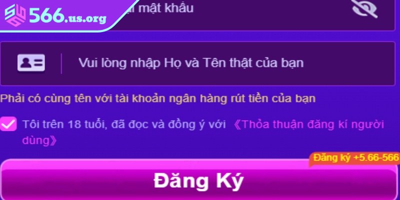 Hướng dẫn các thao tác đăng ký 566 an toàn nhanh chóng