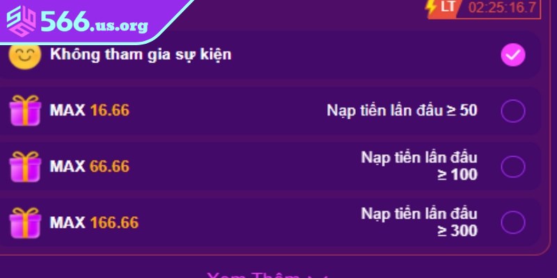 Một số lưu ý quan trọng khi thực hiện nạp tiền 566